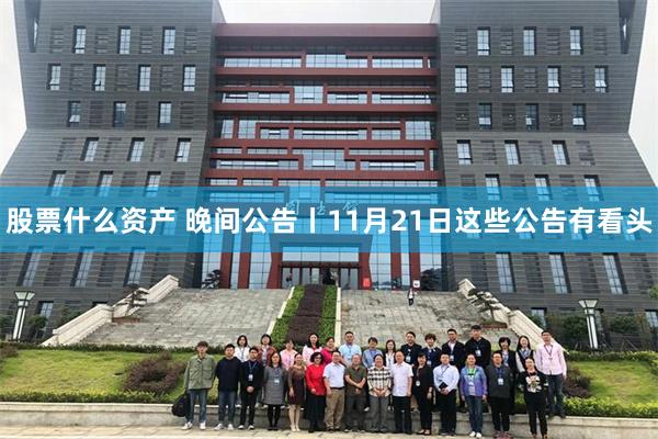 股票什么资产 晚间公告丨11月21日这些公告有看头