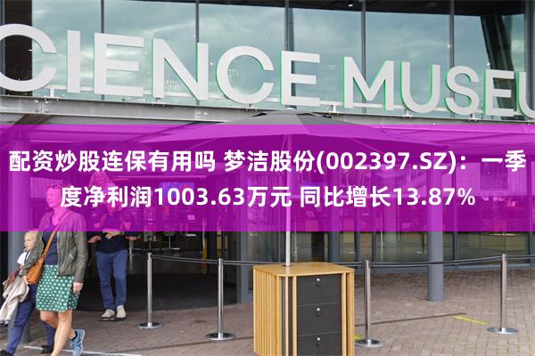 配资炒股连保有用吗 梦洁股份(002397.SZ)：一季度净利润1003.63万元 同比增长13.87%