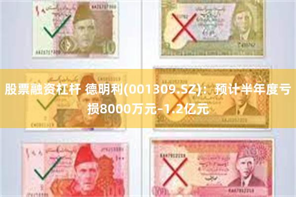 股票融资杠杆 德明利(001309.SZ)：预计半年度亏损8000万元–1.2亿元