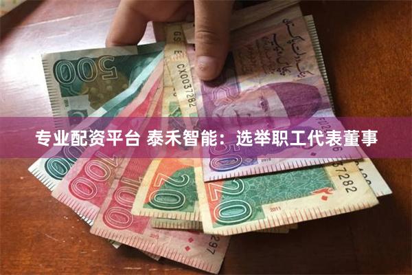 专业配资平台 泰禾智能：选举职工代表董事